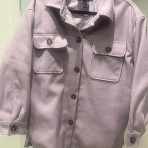 Forever 21 Lavender Purple Shacket with pockets